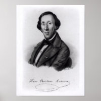 Retrato de Hans Christian Andersen