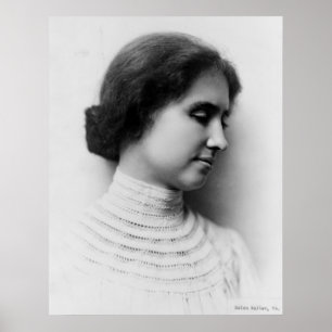 Póster Retrato de Helen Keller