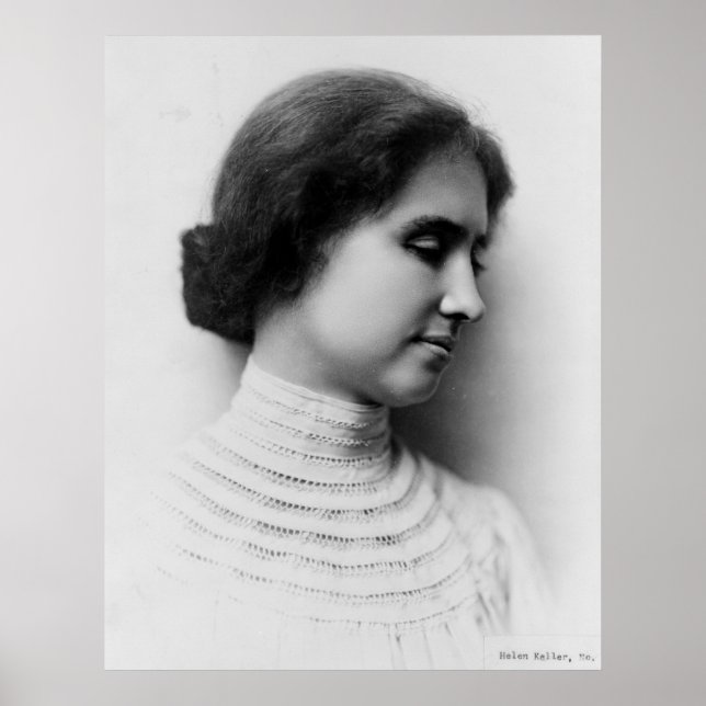 Póster Retrato de Helen Keller (Frente)