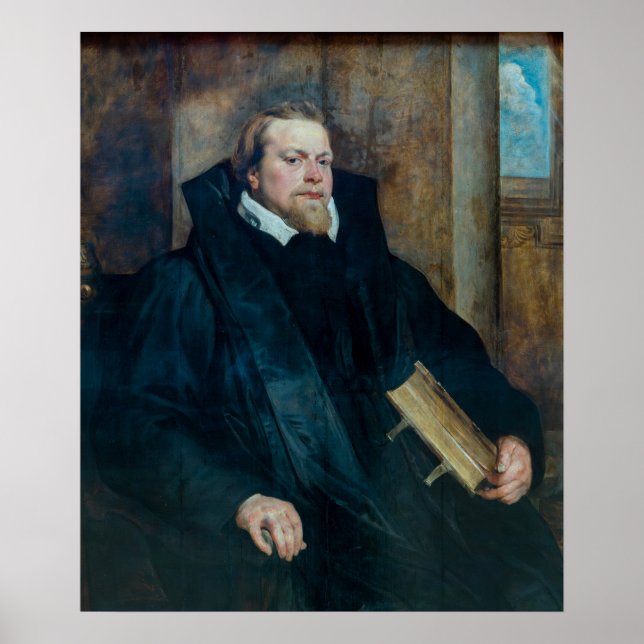 Póster Retrato de Hendrik van Thulden (Frente)