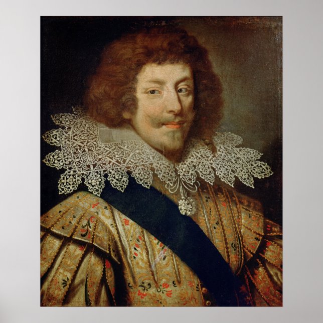Póster Retrato de Henri Duke de Montmorency (Frente)