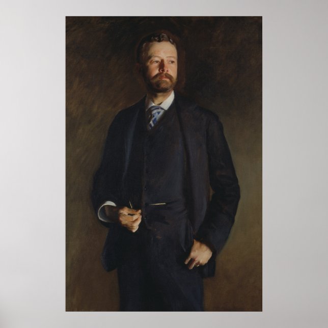 Póster Retrato de Henry Cabot Lodge por JS Sargent (Frente)