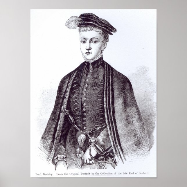 Póster Retrato de Henry Stewart, Lord Darnley (Frente)