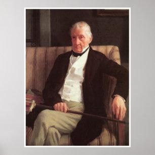 Póster Retrato de Hilaire de Gas, 1857 Edgar Degas