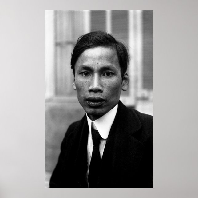 Póster Retrato de Ho Chi Minh Nguyen Ai Quoc 1921 (Frente)
