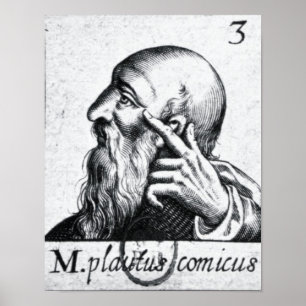 Póster Retrato de Horace de Scipio