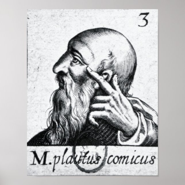 Póster Retrato de Horace de Scipio (Frente)