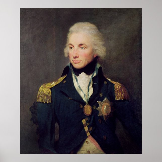 Póster Retrato de Horatio Nelson , Viscount Nelson (Frente)