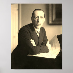 Póster Retrato de Igor Stravinsky