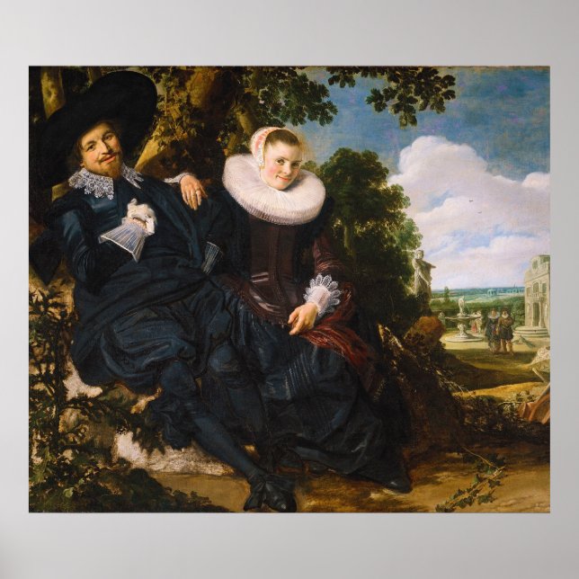 Póster Retrato de Isaac Massa en Beatrix van der Laen (Frente)