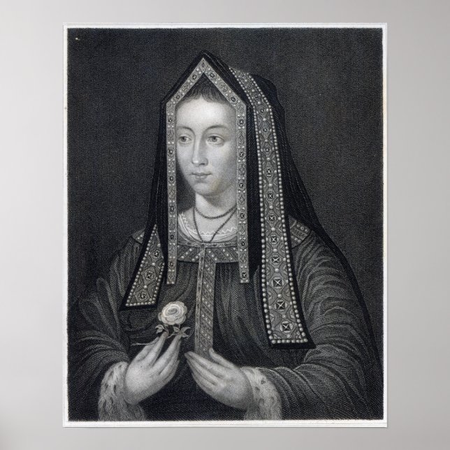 Póster Retrato de Isabel de York (Frente)