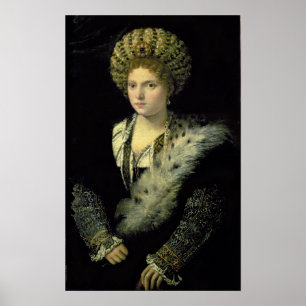 Póster Retrato de Isabella de Este