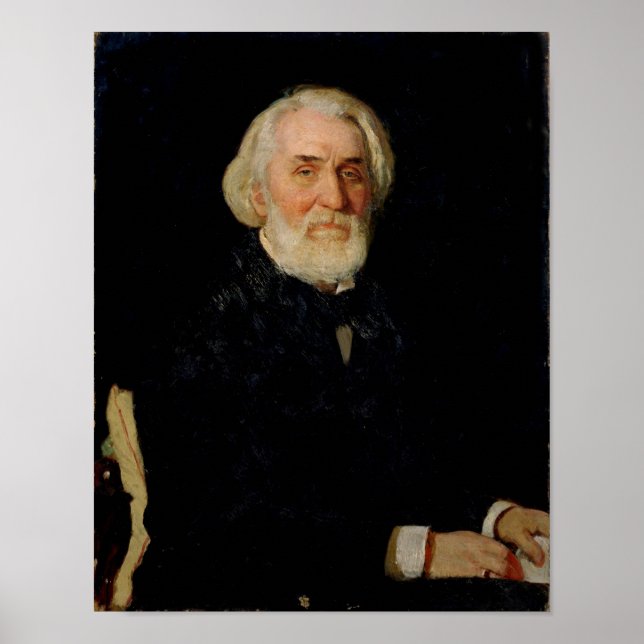 Póster Retrato de Ivan S. Turgenev, 1879 (Frente)