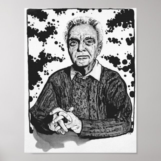 Póster Retrato de Jack Kirby King of Comics (Frente)