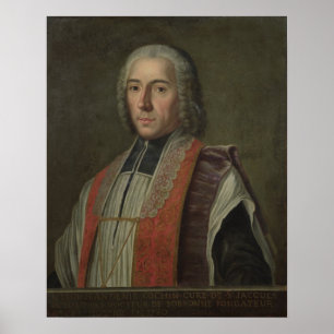 Póster Retrato de Jacques Denis Cochin