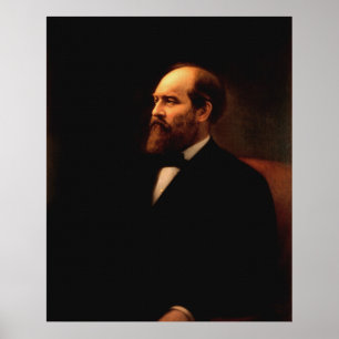 Póster Retrato de JAMES A. GARFIELD de Calvin Curtis Prin