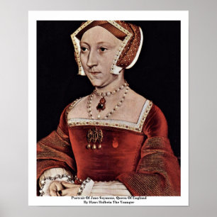 Póster Retrato De Jane Seymour, Reina De Inglaterra
