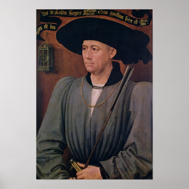 Póster Retrato de Jean Lefevre de Saint-Remy (Frente)