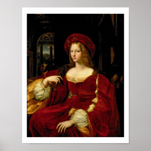Póster Retrato de Jeanne de la esposa de Aragón