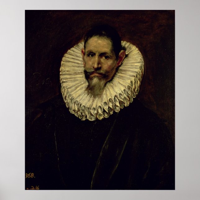 Póster Retrato de Jerónimo de Cevallos, c.1610 (Frente)