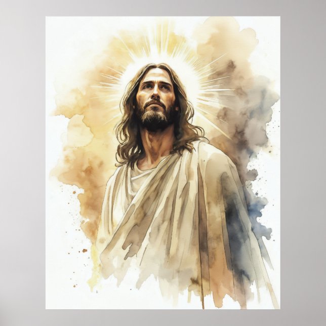 Póster Retrato de Jesucristo (Frente)