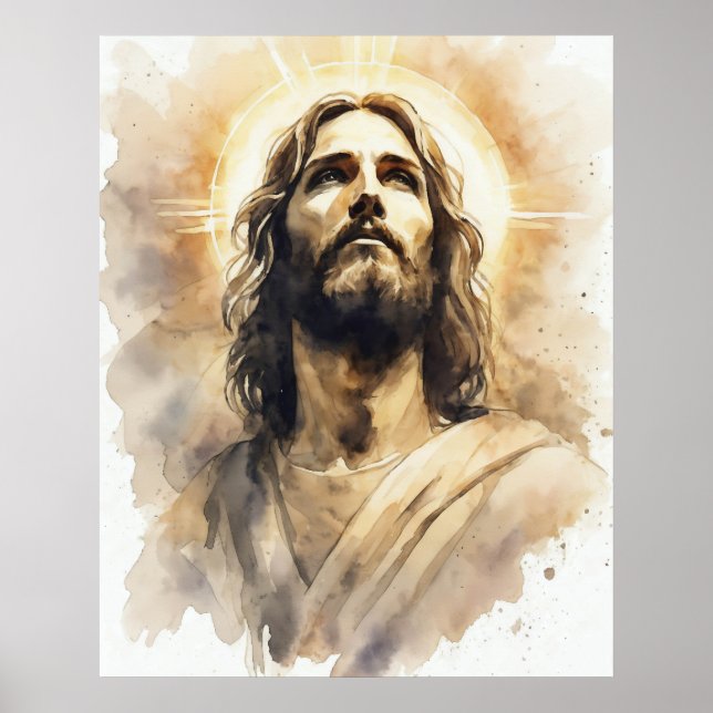 Póster Retrato de Jesucristo (Frente)