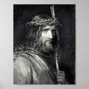 Póster Retrato de Jesucristo Poster