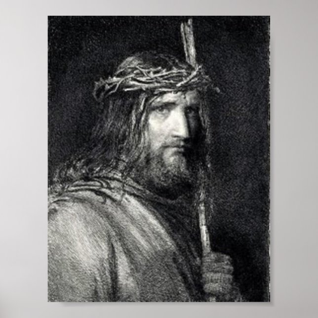 Póster Retrato de Jesucristo Poster (Frente)