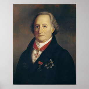 Póster Retrato de Johann Wolfgang von Goethe