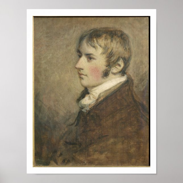 Póster Retrato de John Constable (1776-1837) de 20 años (Frente)