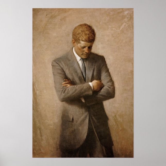 Póster Retrato de John F. Kennedy (Frente)