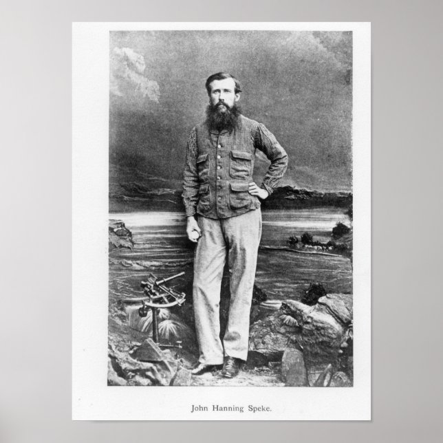 Póster Retrato de John Hanning Speke (Frente)