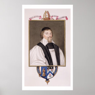 Póster Retrato de John Jewel (1522-71) Obispo de Salisbu