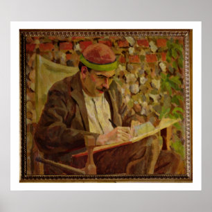 Póster Retrato de John Maynard Keynes (1883-1946) (petról