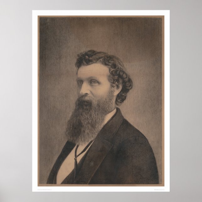 Póster Retrato de John Muir (1349) (Frente)