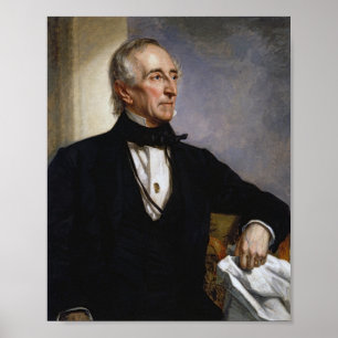 Póster Retrato de John Tyler