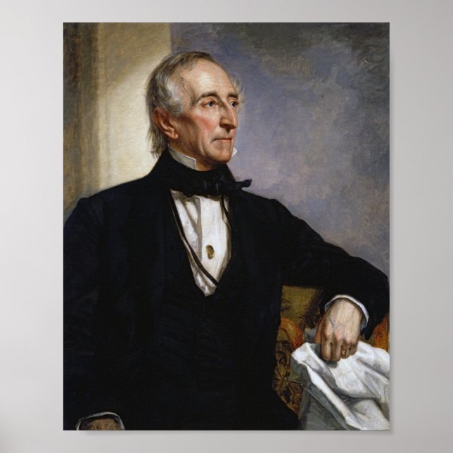 Póster Retrato de John Tyler (Frente)