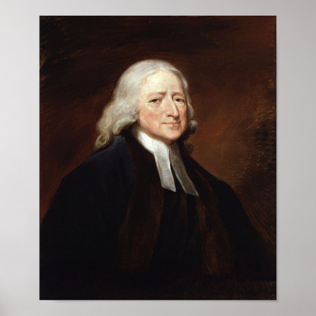 Póster Retrato de John Wesley - George Romney (Frente)