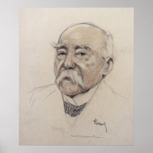 Póster Retrato de Jorte Clemenceau