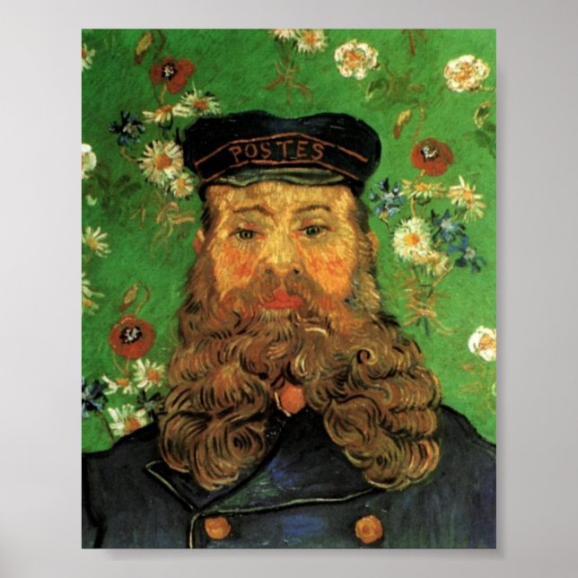 Póster Retrato de Joseph Roulin, de Van Gogh (Frente)
