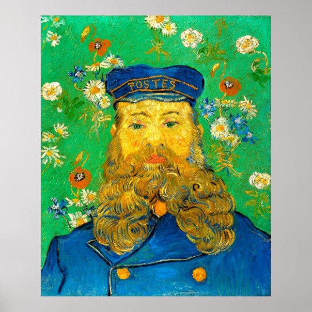 Póster Retrato de Joseph Roulin Vincent Gogh (Frente)