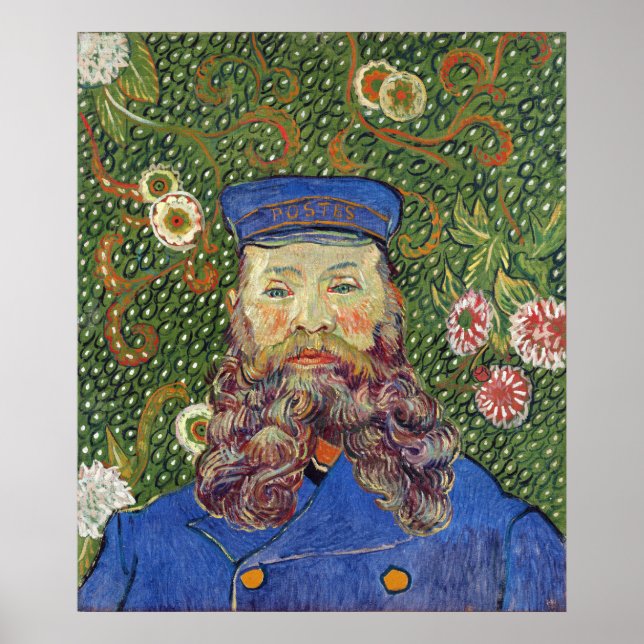 Póster Retrato de Joseph Roulin, Vincent Van Gogh (Frente)