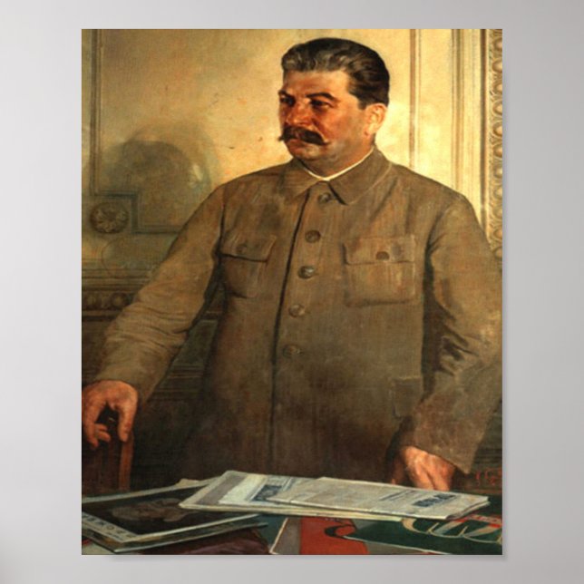 Póster Retrato de Joseph Stalin (Frente)
