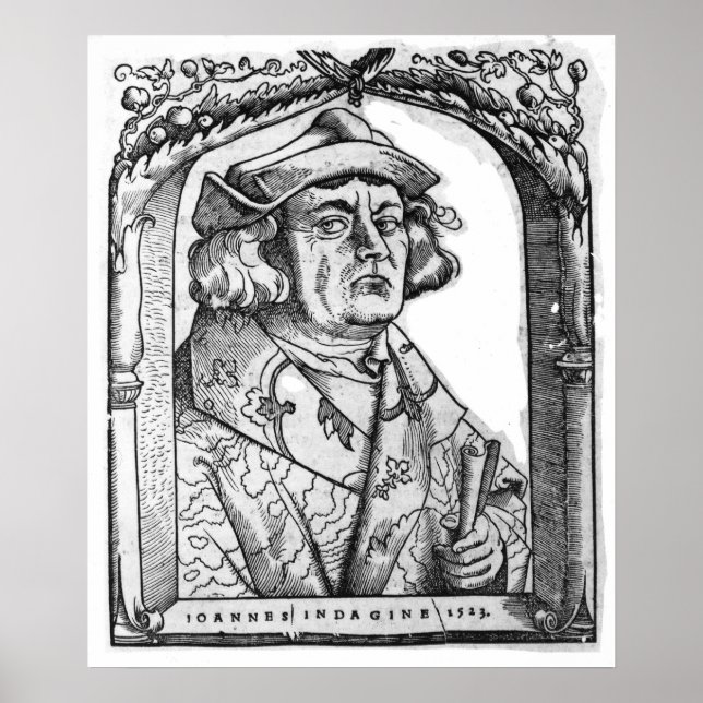 Póster Retrato de Juan de la Indagina (Frente)