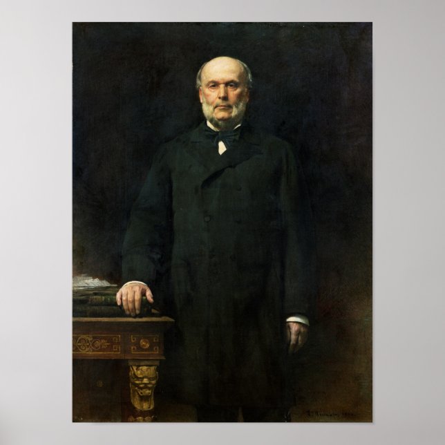 Póster Retrato de Jules Grevy 1880 (Frente)