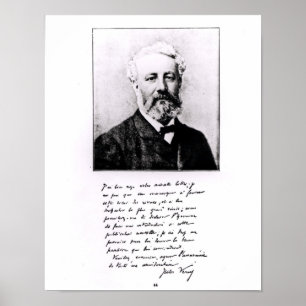 Póster Retrato de Jules Verne