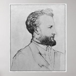 Póster Retrato de Jules Verne d