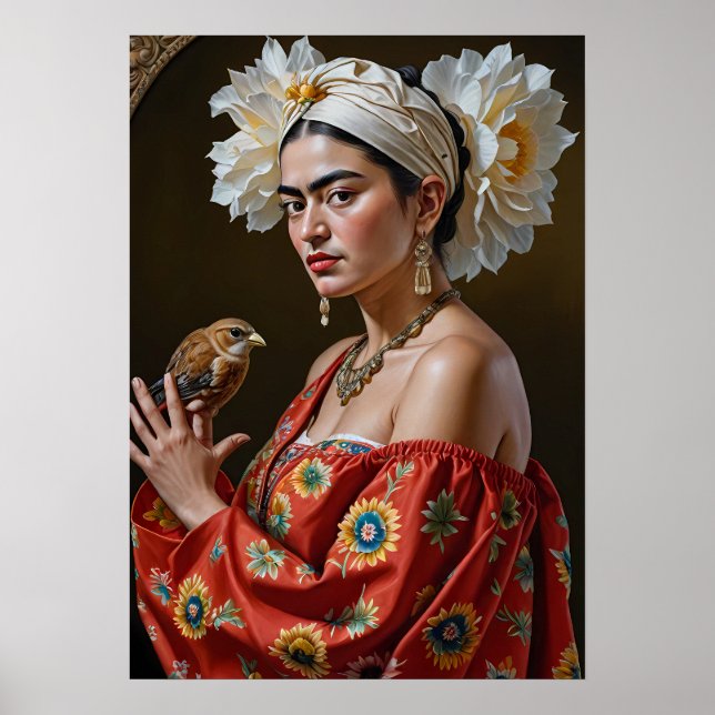 Póster Retrato de Kahlo (Frente)