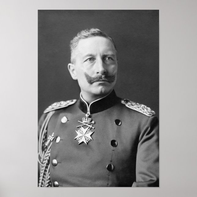 Póster Retrato de Kaiser Wilhelm II - 1902 (Frente)