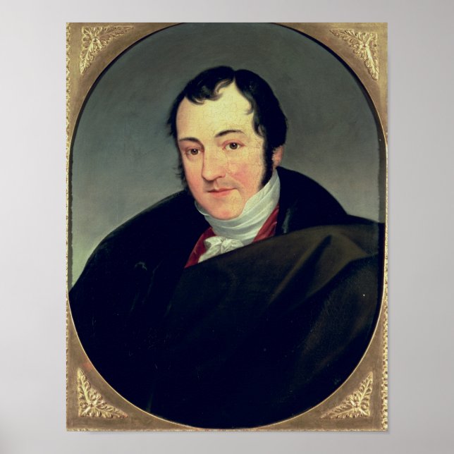 Póster Retrato de Karl Thomas Mozart (Frente)